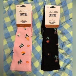 LOT OF 2 - Duluth Trading Co Stay-put Women’s Lightweight Compression Socks